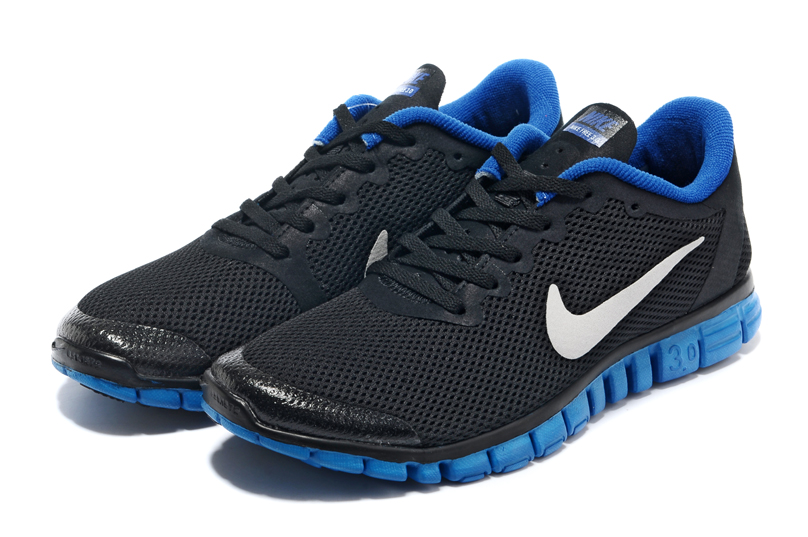 Nike Free 3.0 hommes noirs bleus nouvelles chaussures hommes (4)